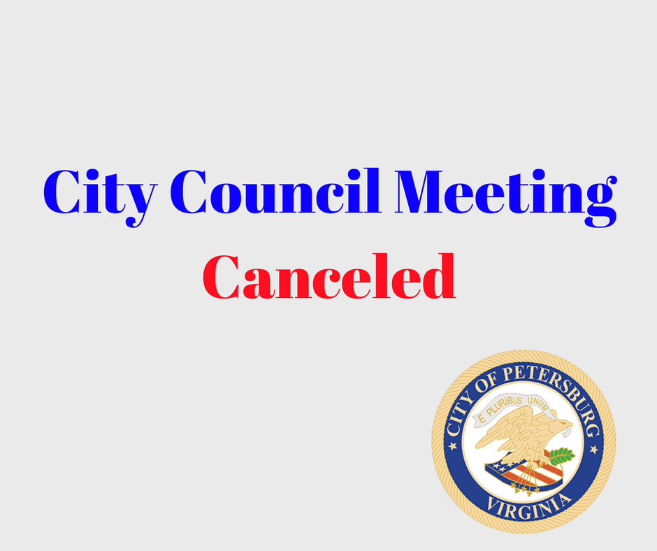 City Council MeetingCanceled