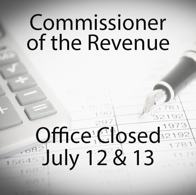 Commissioner of the Revenue Office Closed Graphic copy