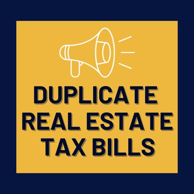 duplicate real estate tax bills 640