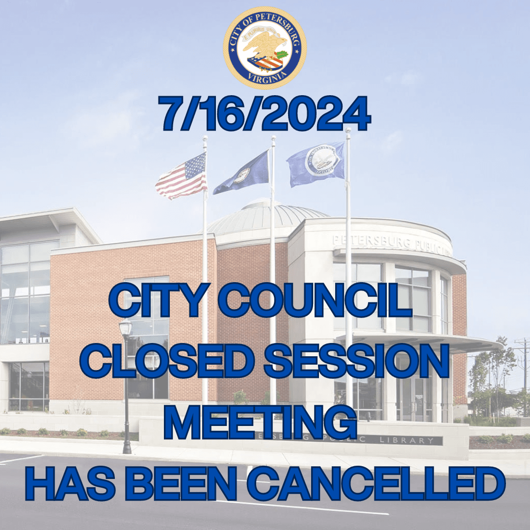 City Council Closed Session Meeting Cancelled