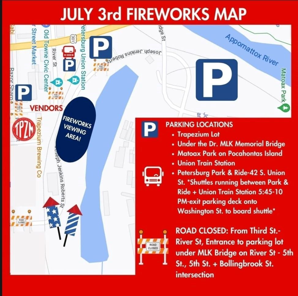 Petersburg Fireworks