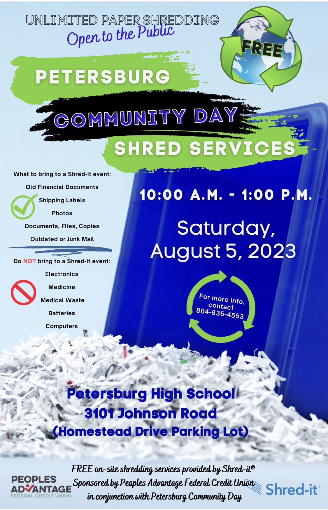 8 3 2023 Shred Day Fw FLYER revised